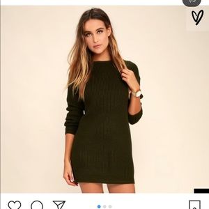 Sweater dress